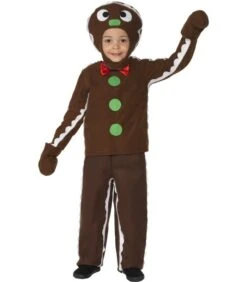 Little Gingerbread Man Costume, Brown
