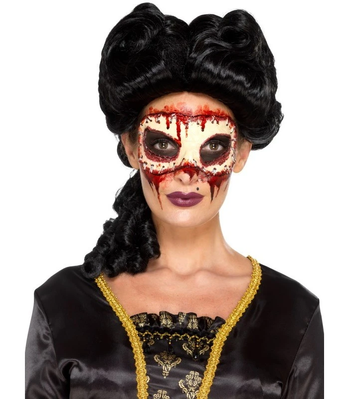 Smiffys Make-Up FX, Masquerade Face Off Prosthetic 1 Smiffys Make-Up FX, Masquerade Face Off Prosthetic