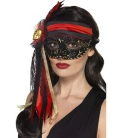 Masquerade Pirate Eyemask, Black