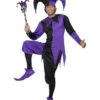 Medieval Jester Costume, Purple