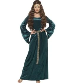 Medieval Maid Costume, Green