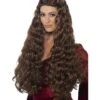 Medieval Princess Wig, Brown