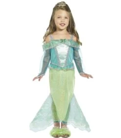 Mermaid Princess Costume, Green