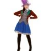Miss Hatter Costume, Multi-Coloured