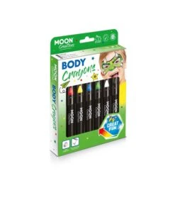 Moon Creations Body Crayons, Assorted
