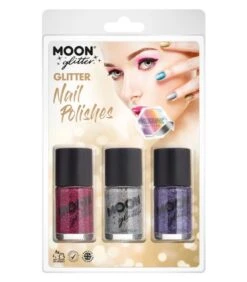 Moon Glitter Holographic Nail Polish,