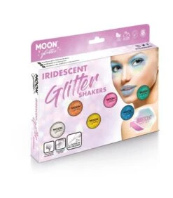 Moon Glitter Iridescent Glitter Shakers, Assorted