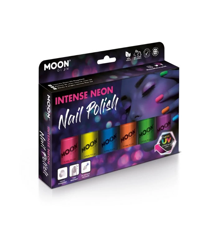 Moon Glow Intense Neon UV Nail Polish, Assorted 1 Moon Glow Intense Neon UV Nail Polish, Assorted