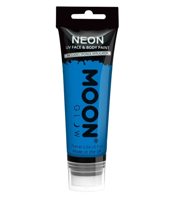 Moon Glow Supersize Intense Neon UV Face Paint, Bl 1 Moon Glow Supersize Intense Neon UV Face Paint, Bl