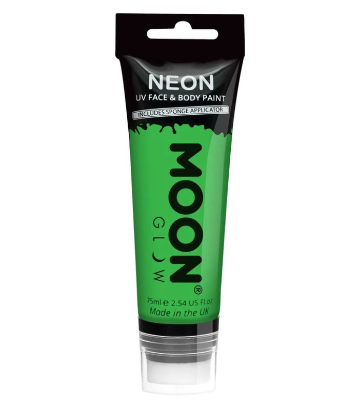 Moon Glow Supersize Intense Neon UV Face Paint, Gr 1 Moon Glow Supersize Intense Neon UV Face Paint, Gr