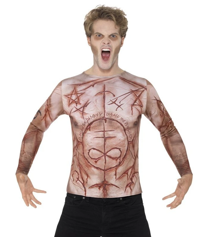 Mutilated Skin T-Shirt, Flesh 1 Mutilated Skin T-Shirt, Flesh