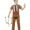 Native American Inspired Warrior Costume, Brown