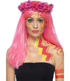 Smiffys Make-Up FX, Neon UV Liquid Latex Kit, With