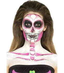 Smiffys Make-Up FX, Neon Skeleton Liquid Latex Kit