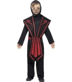 Ninja Costume, Child, Black