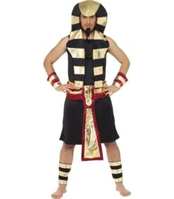 Pharaoh Costume, Black & Gold