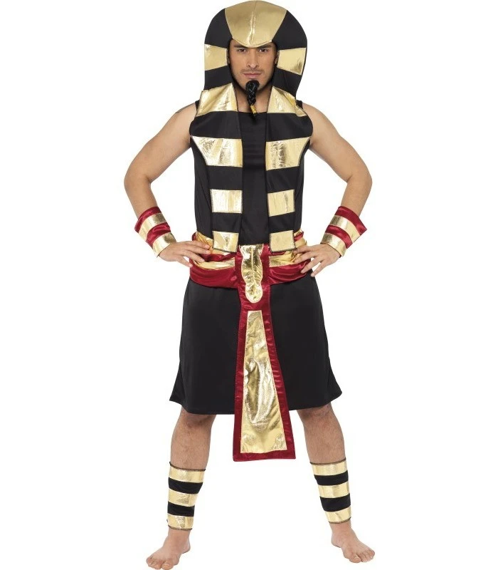 Pharaoh Costume, Black & Gold 1 Pharaoh Costume, Black & Gold