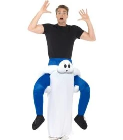 Piggyback Ghost Costume, White