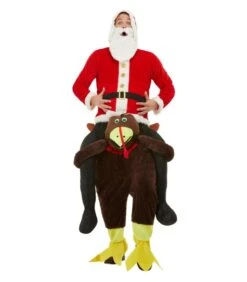 Piggyback Turkey Costume, Red