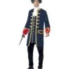 Pirate Commander Costume, Blue