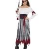Pirate Lady Costume, Black & White