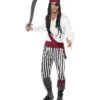 Pirate Man Costume, Black & White
