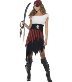 Pirate Wench Costume, Black
