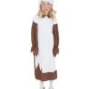 Poor Victorian Costume, Brown & White