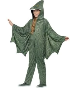 Pterodactyl Dinosaur Costume, Green