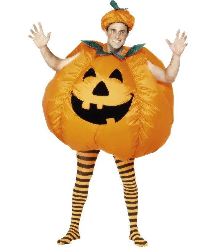 Pumpkin Inflatable Costume, Orange 1 Pumpkin Inflatable Costume, Orange