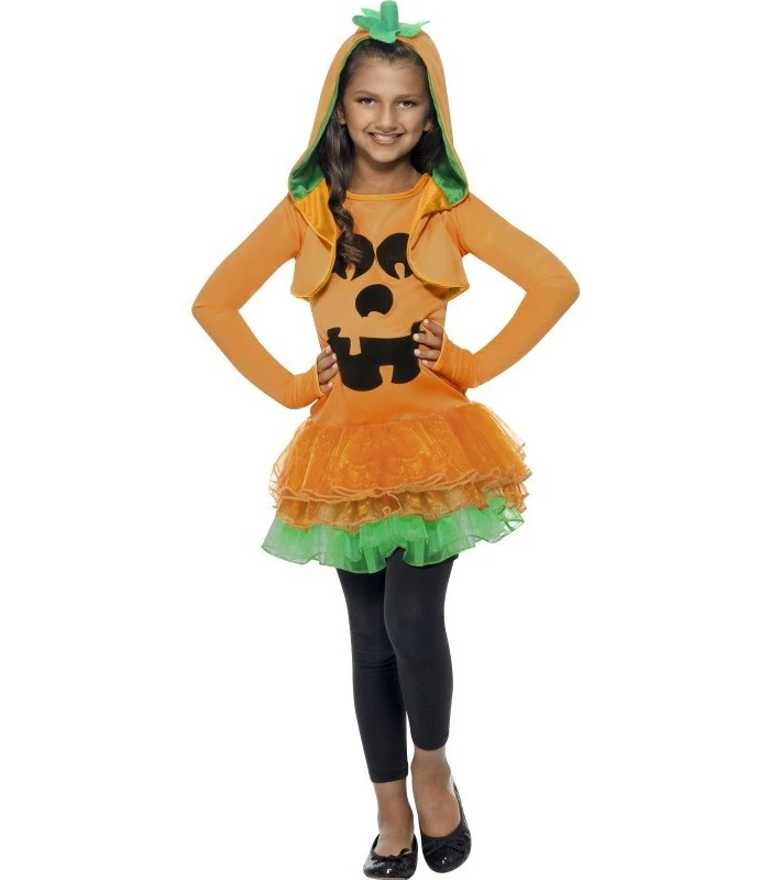 Pumpkin Tutu Dress Costume, Orange 1 Pumpkin Tutu Dress Costume, Orange