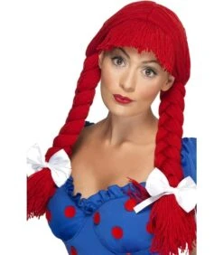 Rag Doll Wig, Red