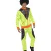 Retro Shell Suit Costume, Mens, Neon Green