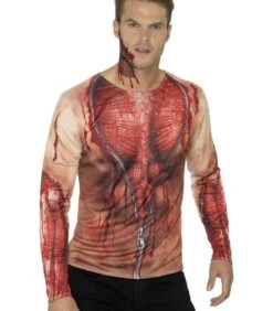 Ripped Skin T-Shirt, Flesh