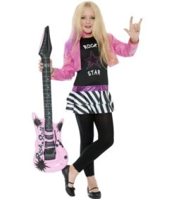 Rockstar Glam Costume, Black