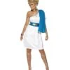 Roman Beauty Costume, Blue & White