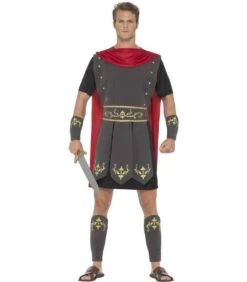 Roman Gladiator Costume, Black