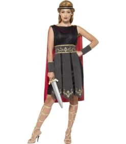 Roman Warrior Costume, Black