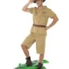 Safari Man Costume, Brown