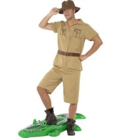 Safari Man Costume, Brown