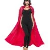 Satin Devil Cape, Red
