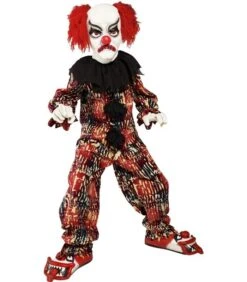 Scary Clown Costume, Red