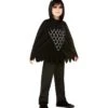 Scary Crow Poncho, Black