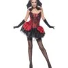 Seductive Vamp Costume, Red & Black