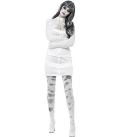 Sexy Straitjacket Costume, White