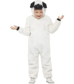 Sheep Costume, White & Black