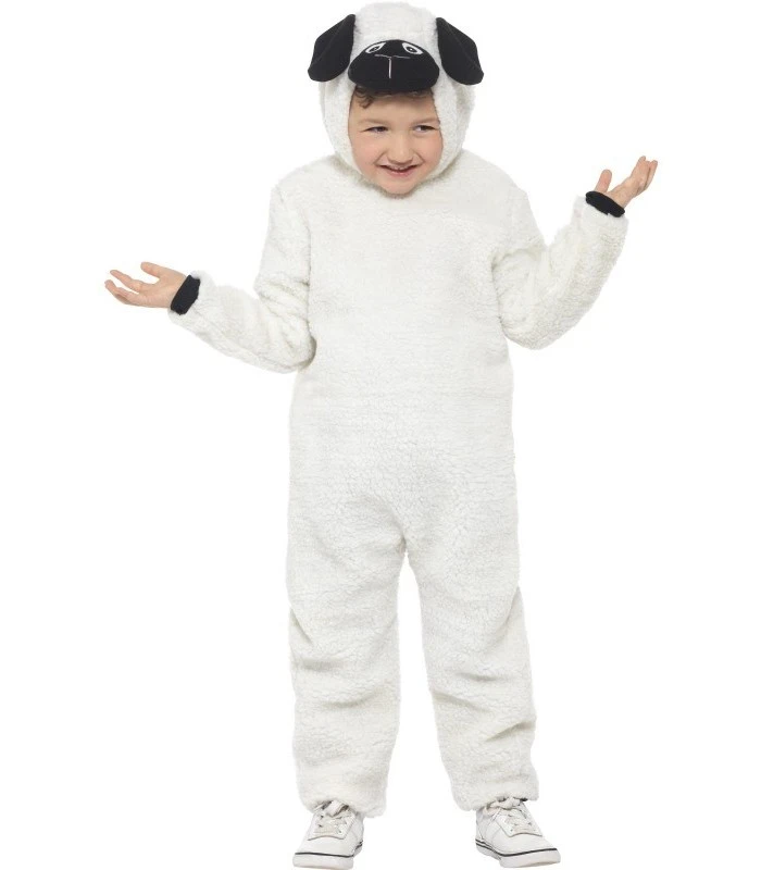Sheep Costume, White & Black 1 Sheep Costume, White & Black