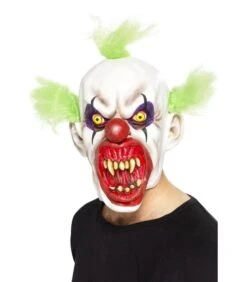 Sinister Clown Mask, White