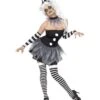 Sinister Pierrot Costume, Black