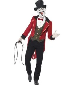 Sinister Ringmaster Costume, Red